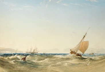 Friss szellő Skócia partjainál, 1854